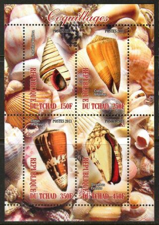 2013 Sea Shells Sheet Of 4 6t 224 photo