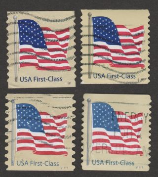 Usa 4132 - 4135,  All With Plate Numbers photo