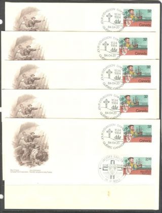 Exploration Cartier Joint Issue With France Canada Fdc photo