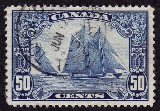Canada Scott 158 Stamp - - Well Centered - Toronto Cancel - Bluenose photo