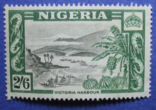 1953 Nigeria 2s6d Scott 88 S.  G.  77 Cs05915 photo