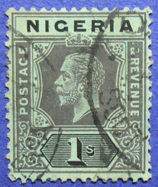1914 Nigeria 1s Scott 15 S.  G.  8 Cs05952 photo