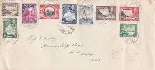 Bermuda : Geo V Pictorial Issue First Day Cover,  ½d - 1/6d (1936) photo