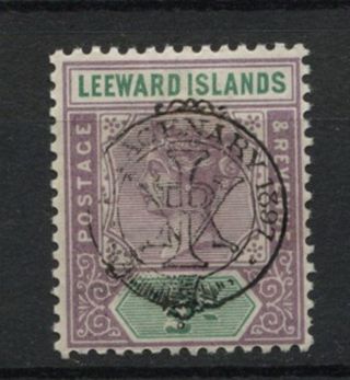 Leeward Islands 1897 Sg 9,  1/2d Qv Diamond Jubilee Mh A61871 photo
