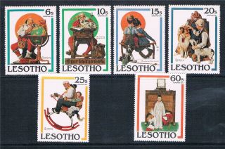 Lesotho 1981 Christmas Sg 455/60 photo