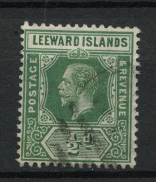Leeward Islands 1912 - 22 Sg 47,  1/2d Green Kgv A61884 photo