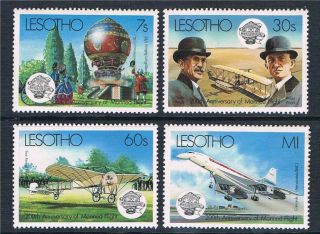 Lesotho 1983 Manned Flight Sg 545 - 8 photo