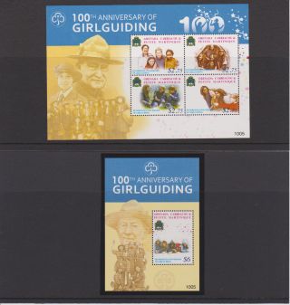Grenadines Of Grenada 2010 Issue Of 100th Ann.  Girl Guiding Sheet Of 4 & S/s photo