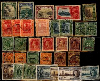 Jamaica: 66 Vintage Issues In.  And - Vg To F photo