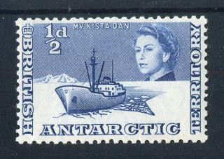 British Antarctic Territory 1963 - 9 Qeii.  1/2d Blue. .  Vlh.  Og. photo