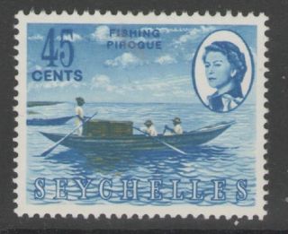 Seychelles Sg203 1966 45c Definitive Mtd photo