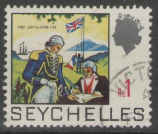 Seychelles Sg274 1969 1r Definitive Fine photo