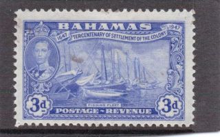 Bahamas G V1 1948 Eleuthera 3d Sg 183 H. photo