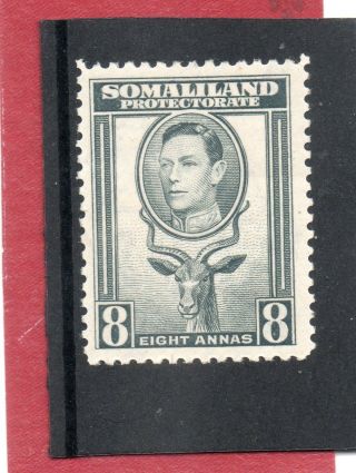 Somaliland G V1 1938 8a Grey Sg 99 H. photo