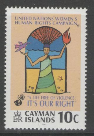 Cayman Islands Sg945 2001 United Nations Human Rights Campaign photo