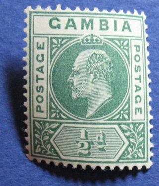 1905 Gambia 1/2d Scott 41 S.  G.  57 Cs07881 photo