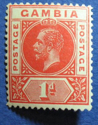 1912 Gambia 1d Scott 71 S.  G.  87 Cs07886 photo