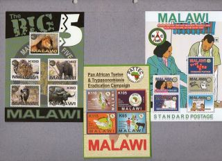 Official Malawi Issue: Malawi Sheet X 5 photo