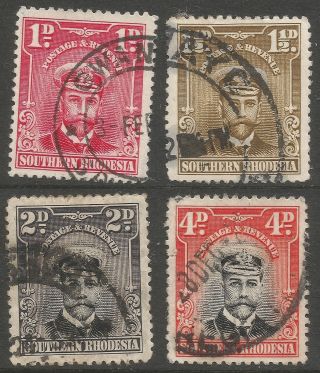 Southern Rhodesia.  1924 - 29 Kgv.  4 Values To 4d.  B5305 photo