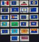 Us - 1633 - 1682 - Bicentennial State Flags - 1976 - F705 United States photo 1
