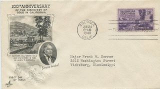 1948 Fdc,  Gold Discovered California photo