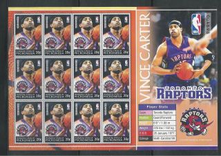 Micronesia 614 National Basketball Assoc. ,  Toronto Raptors Miniature Sheet photo