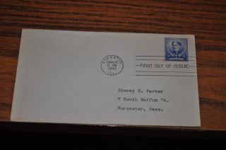 March 28,  1940 First Day Cover Of Francis E Willard.  05 Stamp photo