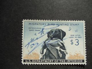 Federal Duck Stamp Rw 26, ,  Vf - Xf,  Bright Clear Copy,  1959 photo