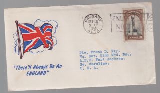 1941 Canada War Cover To Usa There ' Ll Always Be An England photo