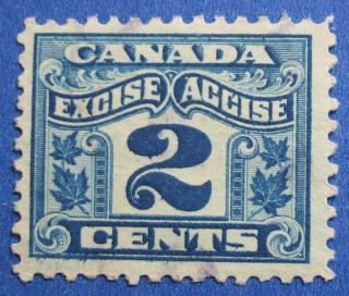1915 2c Canada Excise Tax Revenue Vd Fx36 B 36 Cs15226 photo