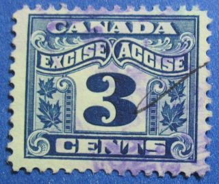 1915 3c Canada Excise Tax Revenue Vd Fx38 B 38 Cs15237 photo