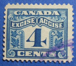 1915 4c Canada Excise Tax Revenue Vd Fx39 B 39 Cs15247 photo