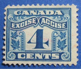 1915 4c Canada Excise Tax Revenue Vd Fx39 B 39 Cs15249 photo