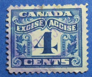 1915 4c Canada Excise Tax Revenue Vd Fx39 B 39 Cs15250 photo