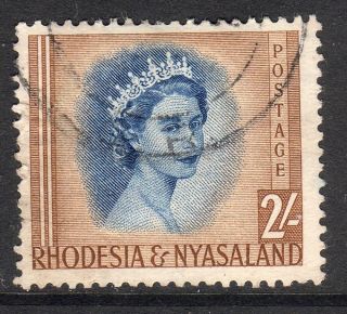 Rhodesia And Nyasaland 1954 2 Shillings Fine photo