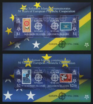 Solomon Islands 1001c - 6c Stamp On Stamp photo