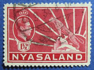 1938 Nyasaland 1 1/2d Scott 56 S.  G.  132  Cs08899 photo
