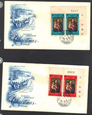 British Honduras - Cover With The Christmas 1969 Issue photo