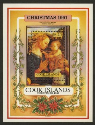 Cook Islands 1054 Christmas,  Art photo