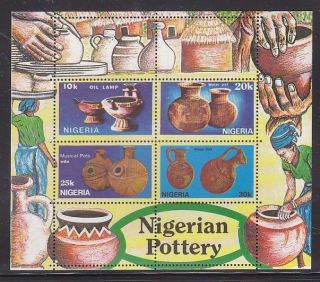 Nigeria - Arts,  Nigerian Pottery,  Sheetlet photo