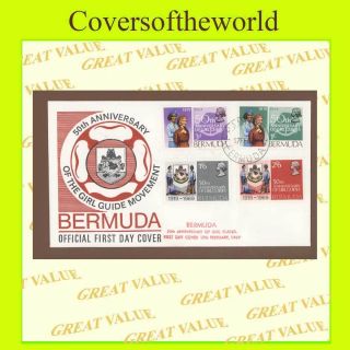 Bermuda 1969 50th Anniversary Of Girl Guides,  First Day Cover photo