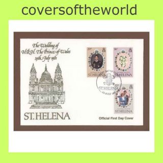 St Helena 1981 Royal Wedding First Day Cover photo