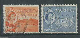 Mauritius - 1954 - Sg304 & Sg306 - Cv £ 11.  00 - photo