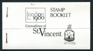 St Vincent Grenadines 1980 London 1980 $15.  60 Booklet photo