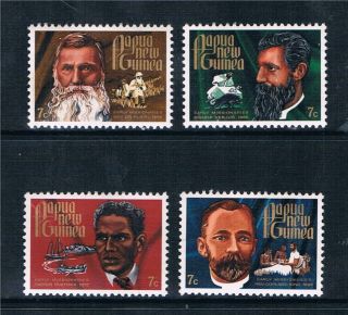Papua Guinea 1972 Christmas (missionaries) Sg 227/30 photo