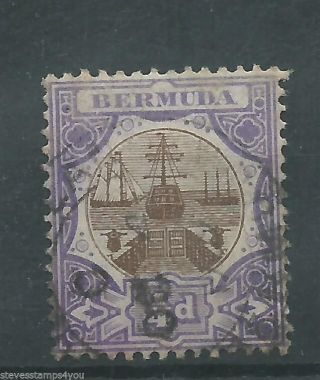 Bermuda - 1908 - Sg34 - Cv £ 1.  50 - photo