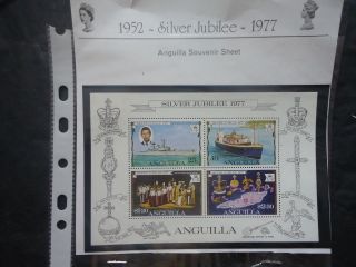 Anguilla 1977 Silver Jubilee M/s photo