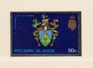Pitcairn Islands Scott 129 Nh Pitcairn Coat Of Arms photo
