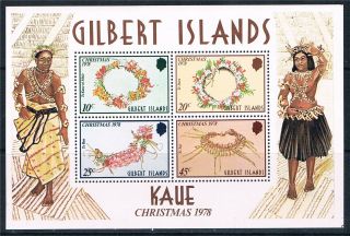 Gilbert Is 1978 Christmas Kaue Sg Ms 79 photo