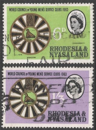 Rhodesia & Nyasaland.  1963 World Council Of Young Mens Service Clubs.  B2a16 photo
